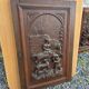 Carved oak solid wood door