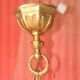 solid bronze chandelier with 5 light arms