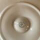 6 vintage oyster plates in barbotine