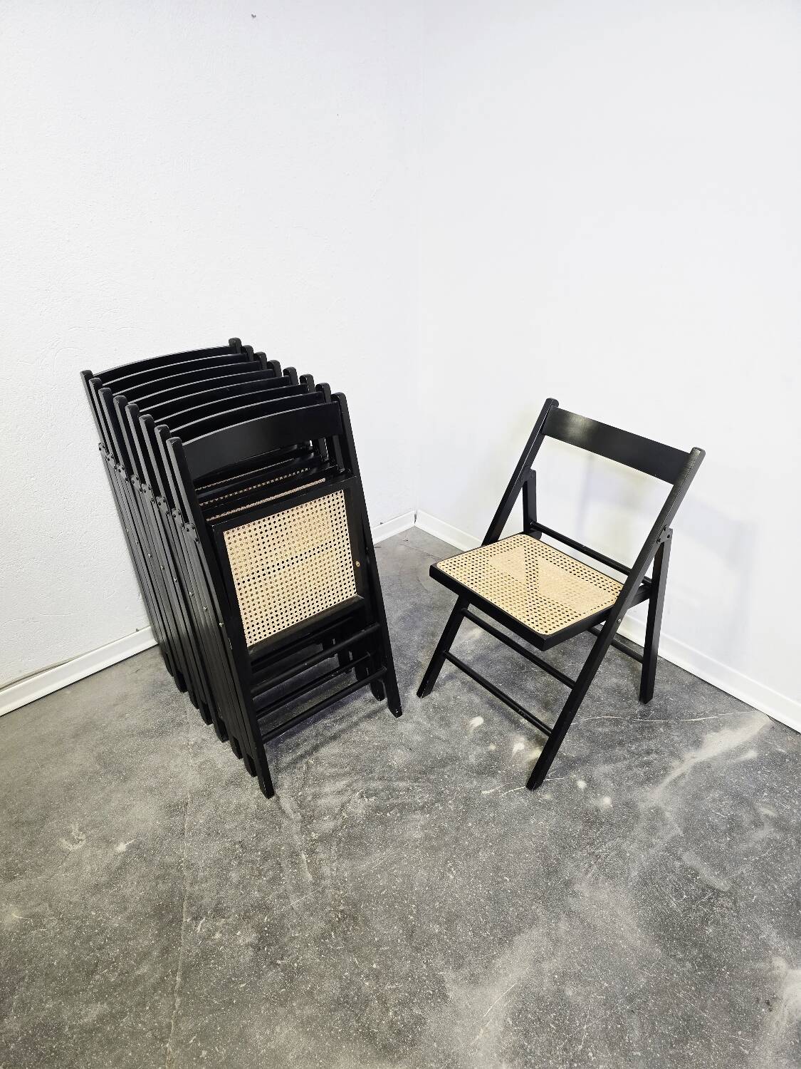 Folding Chair with Cane