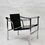 Pair of LC1 armchairs, LeCorbusier, Perriand, Jeanneret, ed.Cassina