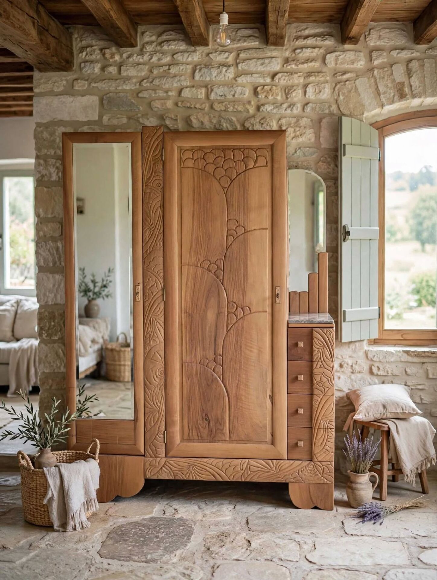 Art Deco wardrobe