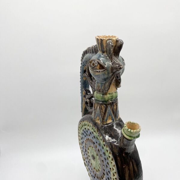 Cruche « Cocotte XXL » céramique de Manises, 1950s