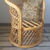 Rattan armchair