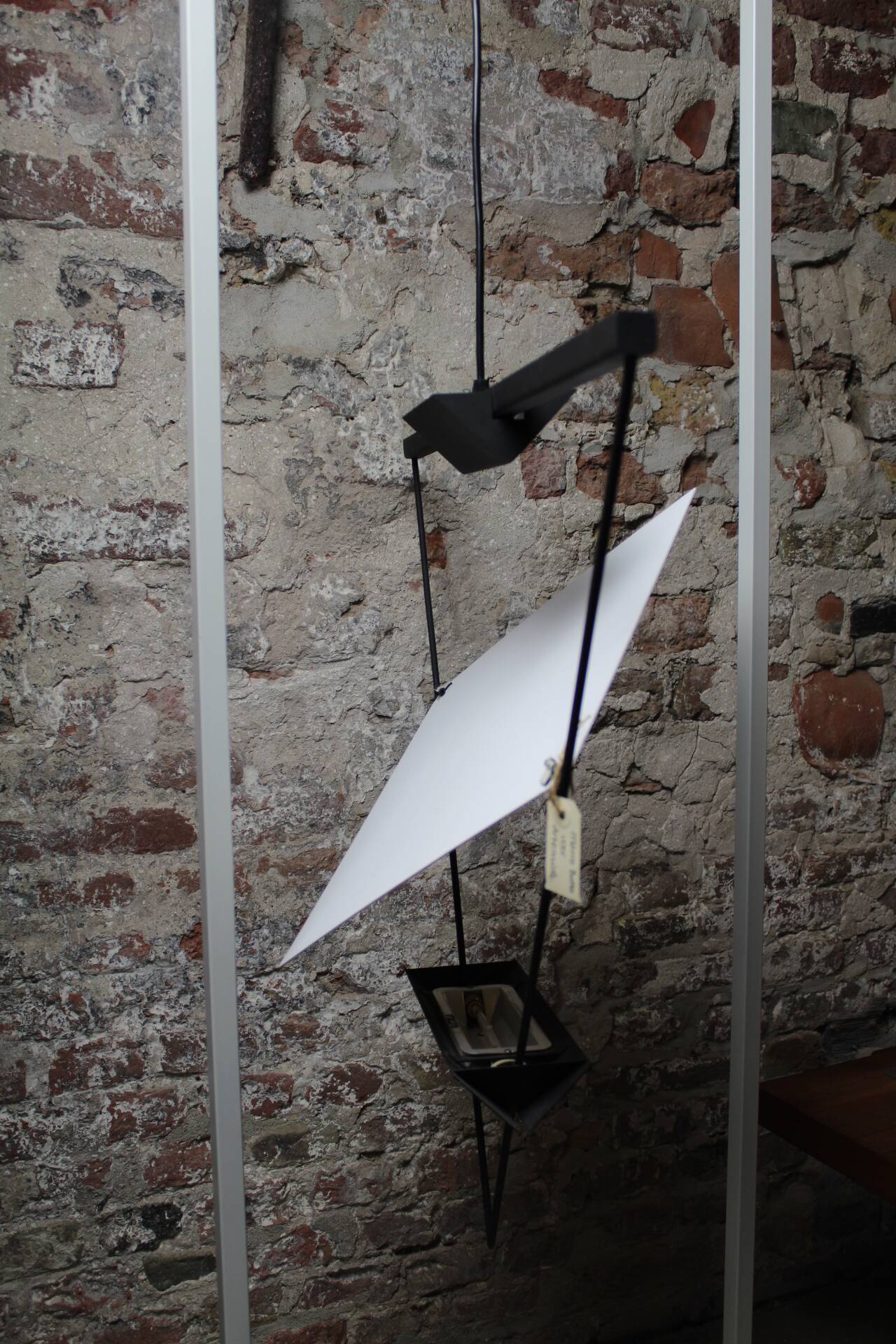 Geometric suspension pendant by Mario Botta for Artemide