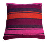 Housse de coussin Kilim turc vintage, 40 x 40 cm