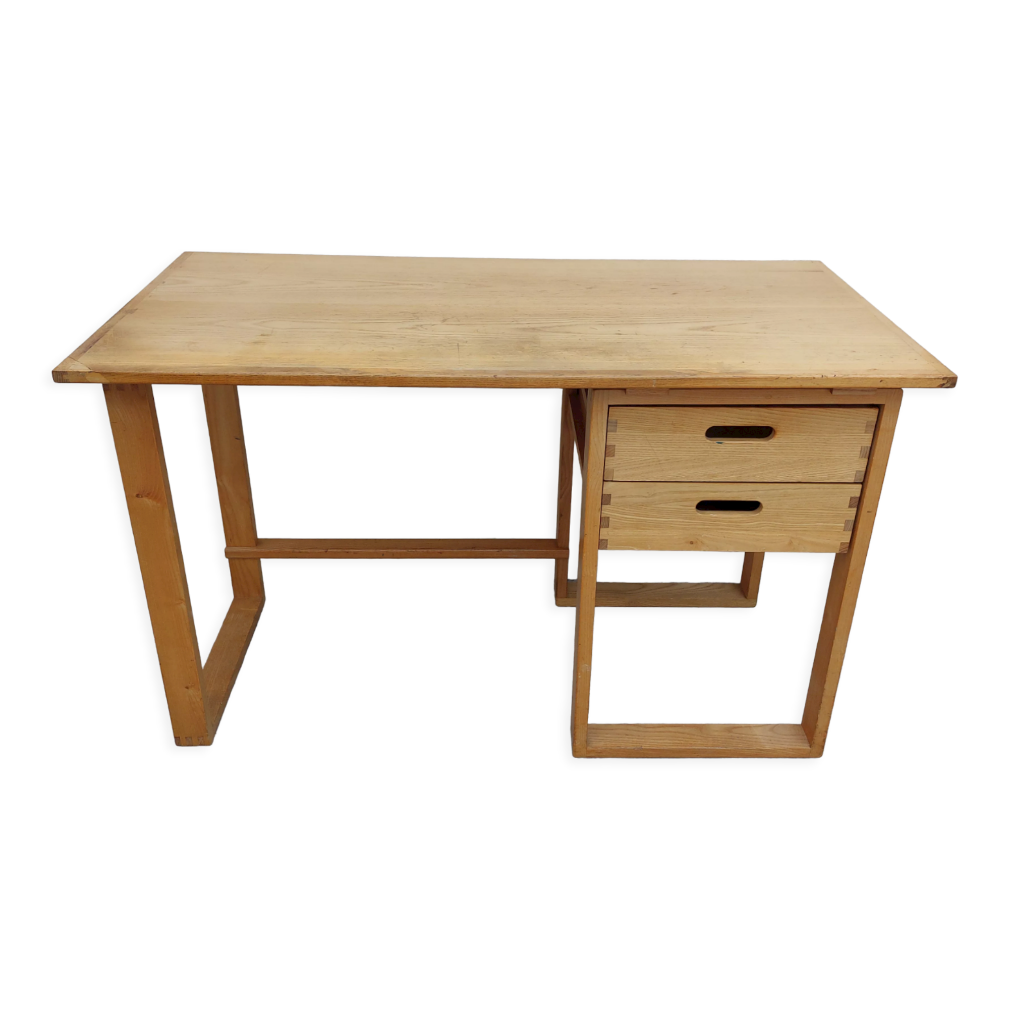 Bureau d'architecte vintage 2 tiroirs, 1960s