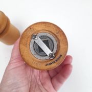 Pair of Nissen Denmark salt and pepper mills