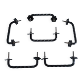 six iron handles for DLG Audoux Minet furniture