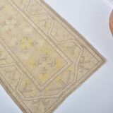 Oushak Antique Floral Hallway Runner Sku 3581