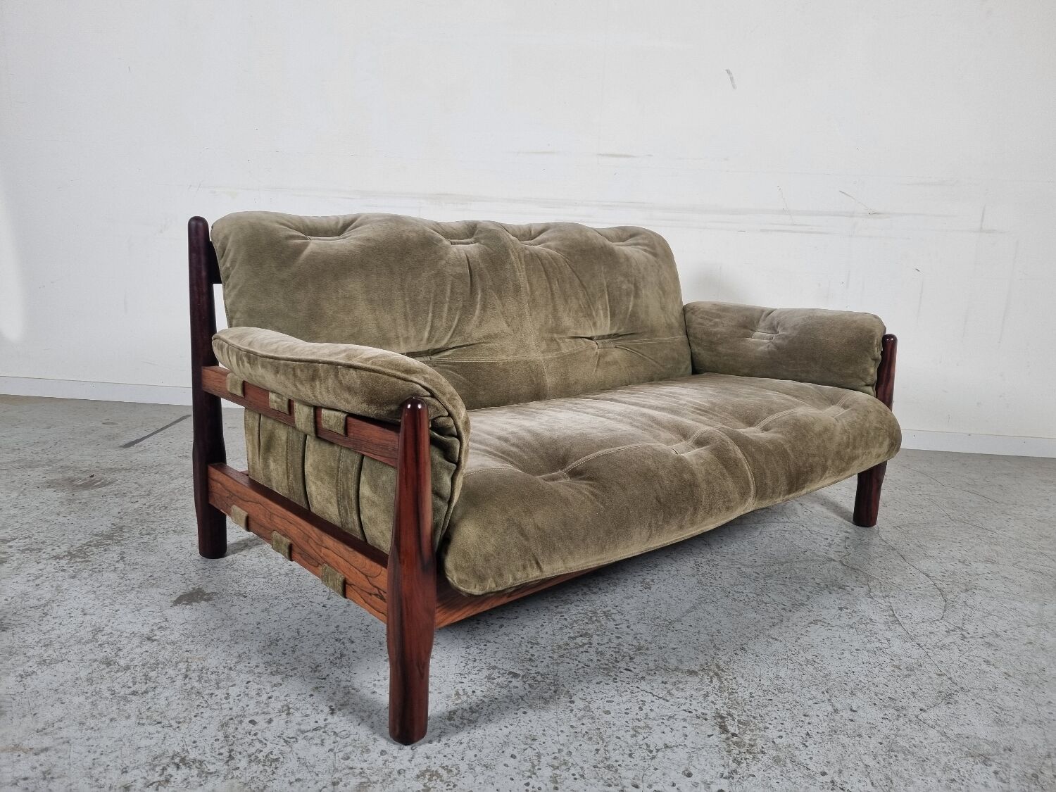 Brazilian rosewood sofa 70s
