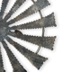 Large modernist brutalist iron basket
