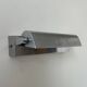 Vintage adjustable wall lamp, chrome-plated metal, modernist, France, 1940