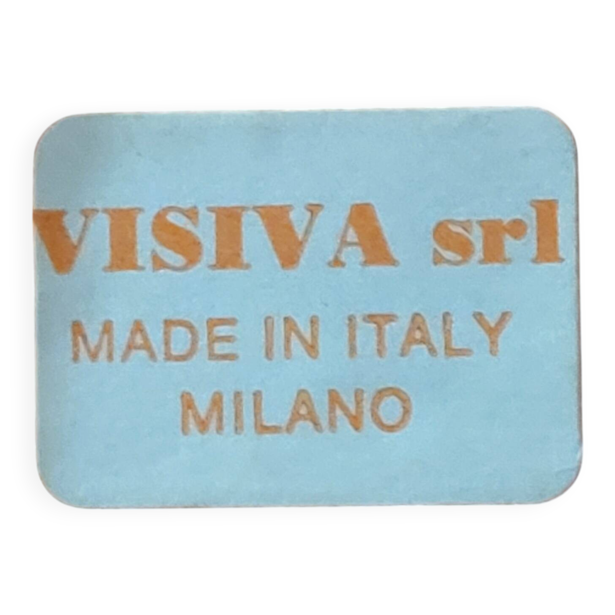 Orange flower mirror Visiva, Milan Italy