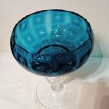 Coupe à fruits Bonbonnière rare cristal et verre
