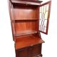 Trumeau (secretary desk) vintage con vetrina, anni 50
