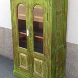Wooden glass cabinet