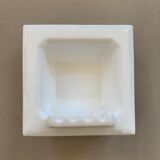 Built-in ceramic wall soap dish
