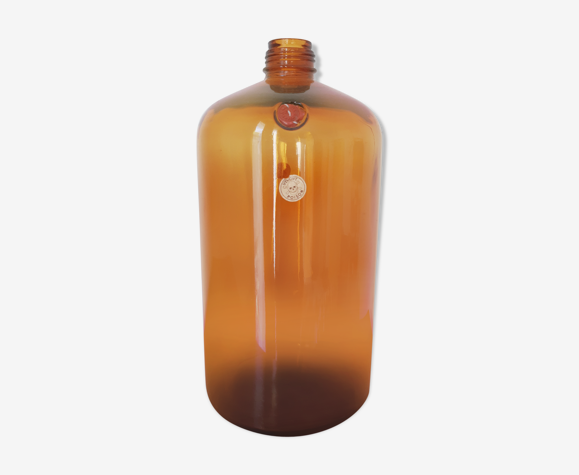 Bonbonne verre ambrée