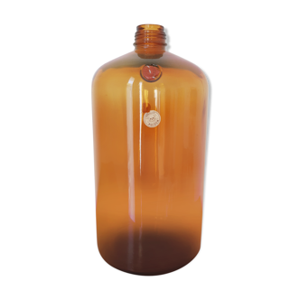 Amber glass canister