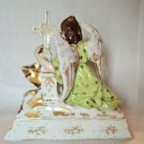 Large Paris porcelain font Golden Angel