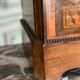 Miniature chest of drawers in mahogany veneer, 19th century