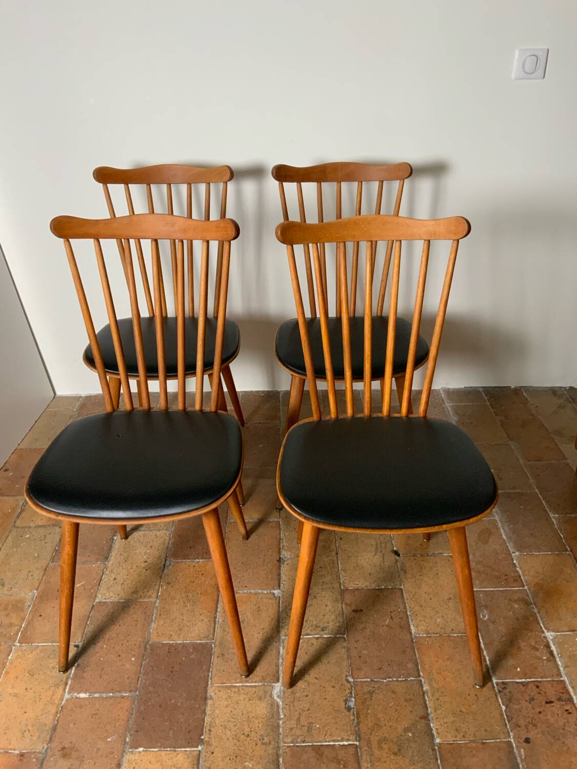 4 Baumann chairs