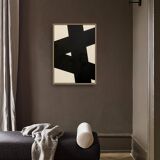 Original minimalist and abstract painting, B14