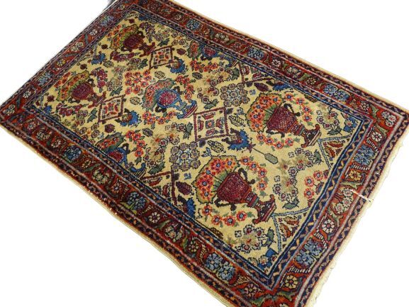 Hand-knotted Tabriz carpet - Iran 80x120cm