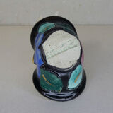 Basket signed vallauris vintage ceramic