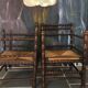 Paire de fauteuils anciens bois tourné