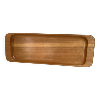 Scandinavian teak wood tray