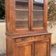 Two-body oak sideboard, circa 1890 — antique glasses and assembly