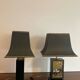Pair of Le Dauphin pagoda lamps