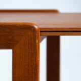 Trolley bar cart teak extendible japandi Danish Design, 1970s