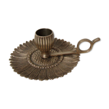 Brass cellar rat sunflower shape candlestick