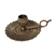 Brass cellar rat sunflower shape candlestick