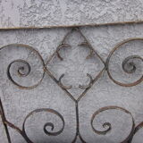 old wrought iron grid