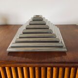 Ziggurat-shaped stacked trays / vide poche sculpture, Italy 1970s
