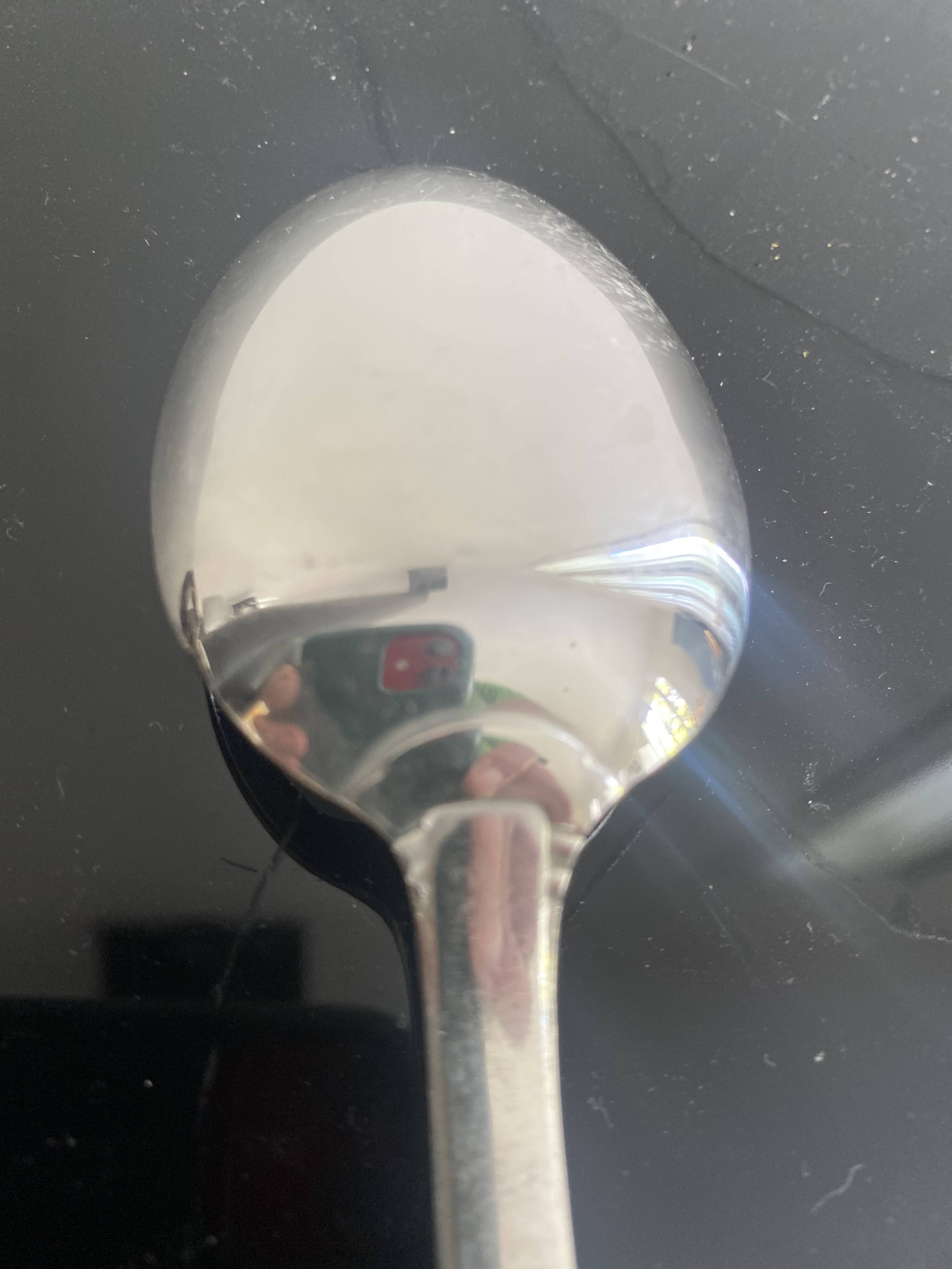 12 large silver-plated metal spoons Ercuis