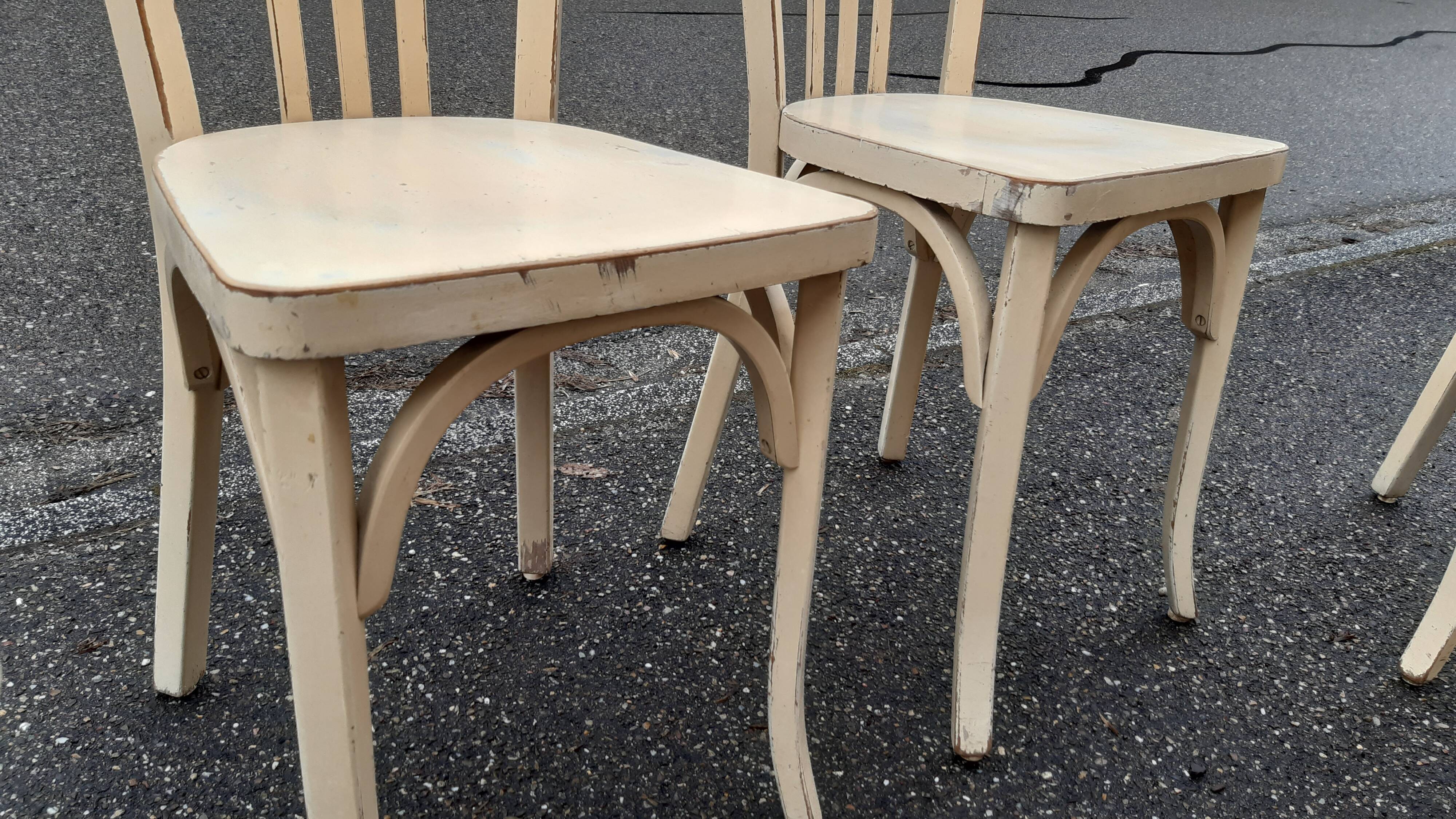 Chaises bistrot campagne shabby chic
