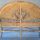 Headboard honey vintage rattan