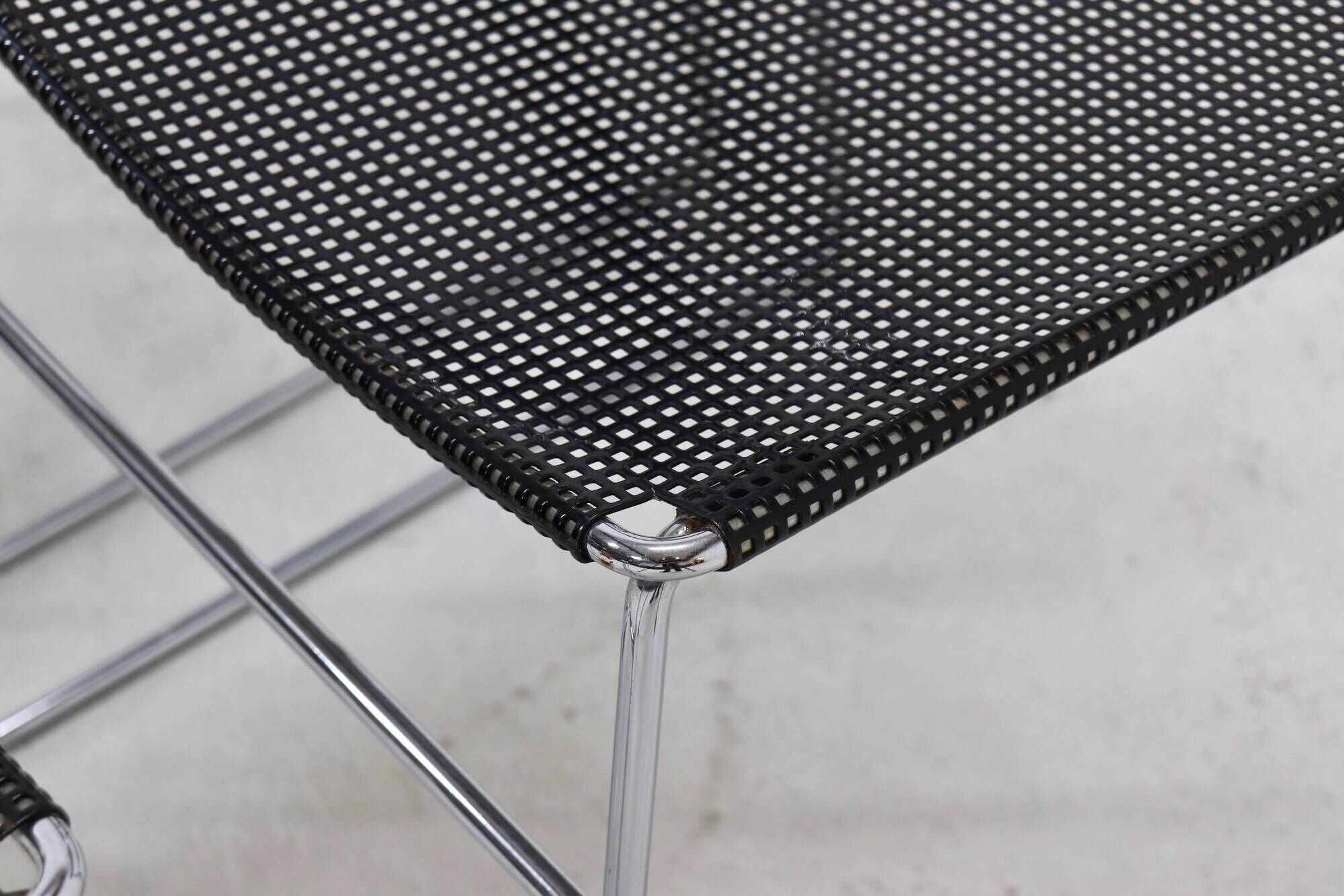 Set of 4 "Sultana" stacking dining chairs by Arrben Italy, 1980s