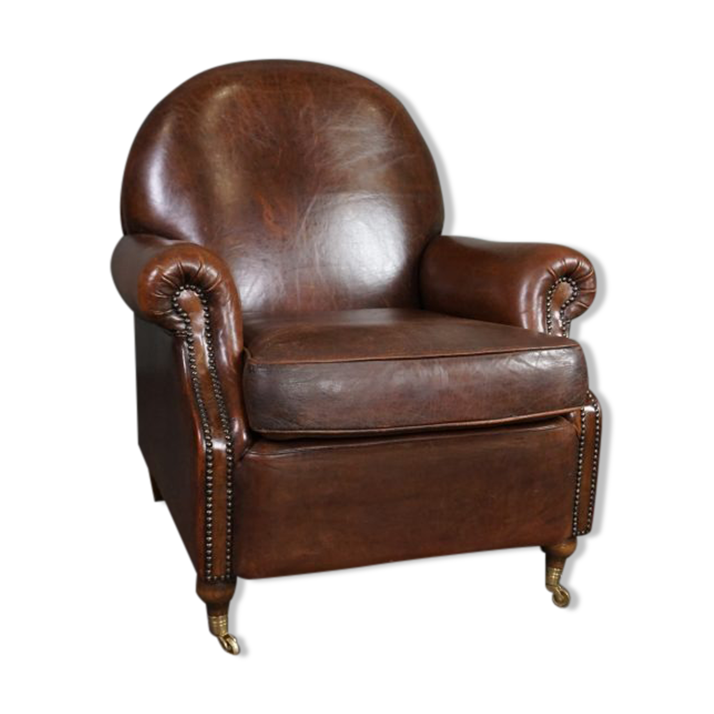 Sheepskin armchair