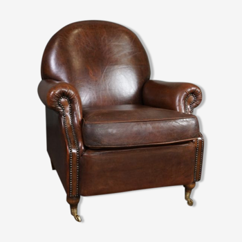 Fauteuil en cuir de mouton