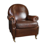 Sheepskin armchair