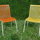 Série de 6 chaises Grosfillex année 70
