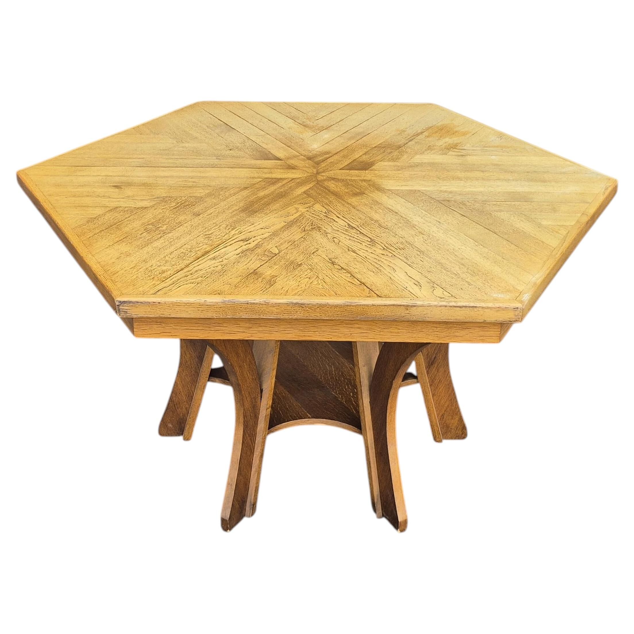 Modernist Handcrafted Dining Table, Netherlands, 1990s