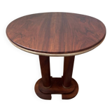 Art Deco wooden pedestal table
