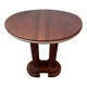 Art Deco wooden pedestal table